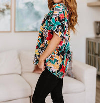 Jodifl - Pretty in Paradise Floral Blouse
