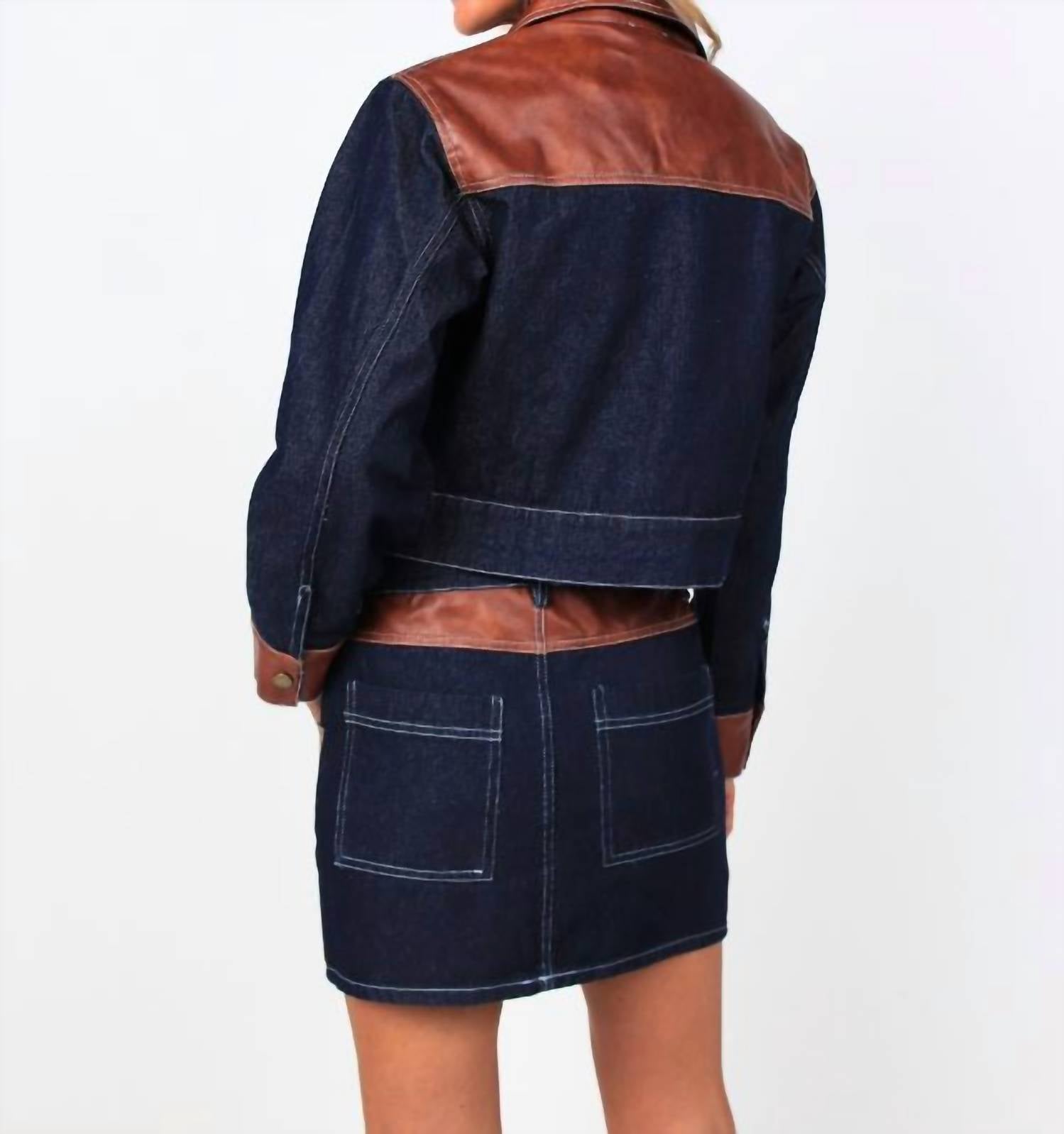 Needii - Dakota Faux Leather Duo Set