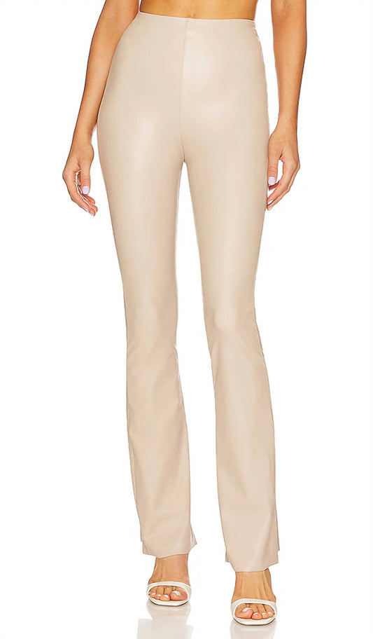 Commando - Faux Leather Flare Legging