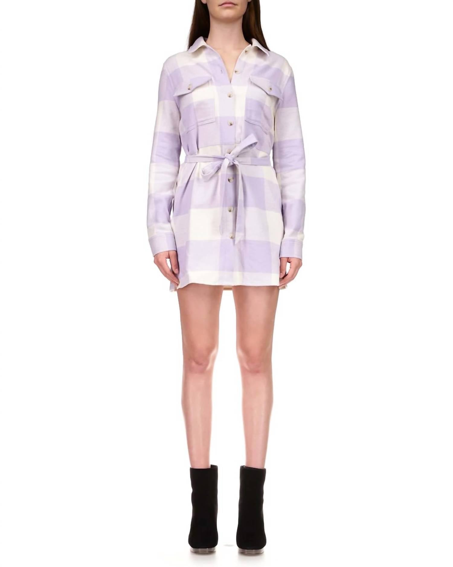 Sanctuary - Brushed Plaid Shirtdress