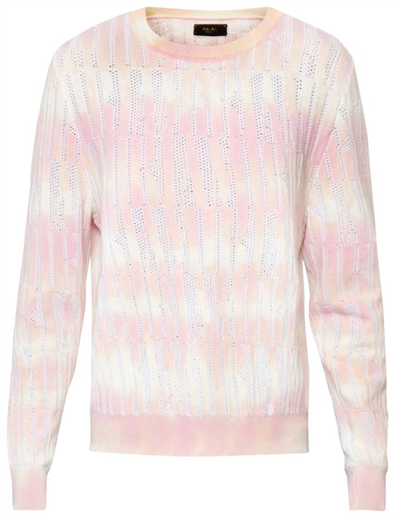 Amiri - Destroy And Repair Crew Sweater