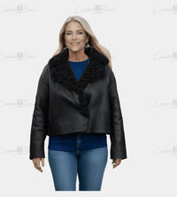 Lusso Beni - Swirl Leather Jacket