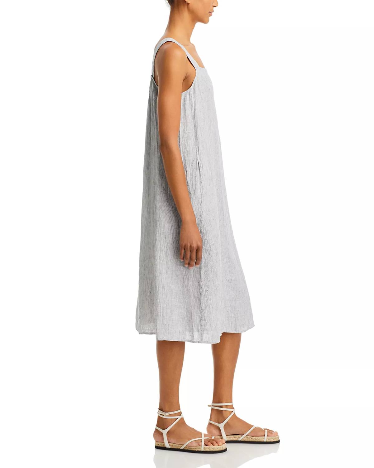 Eileen Fisher - Square Neck Linen Dress