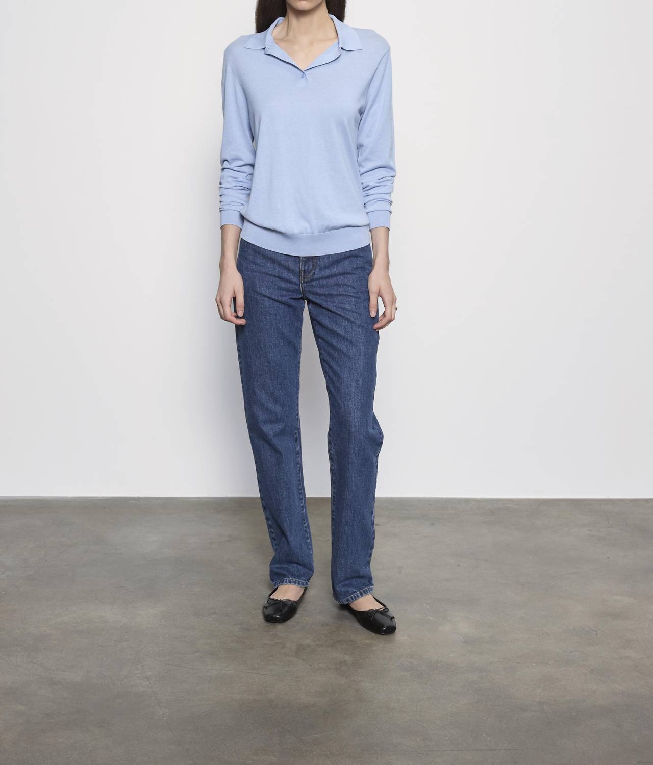 Enza Costa - SILK KNIT POLO