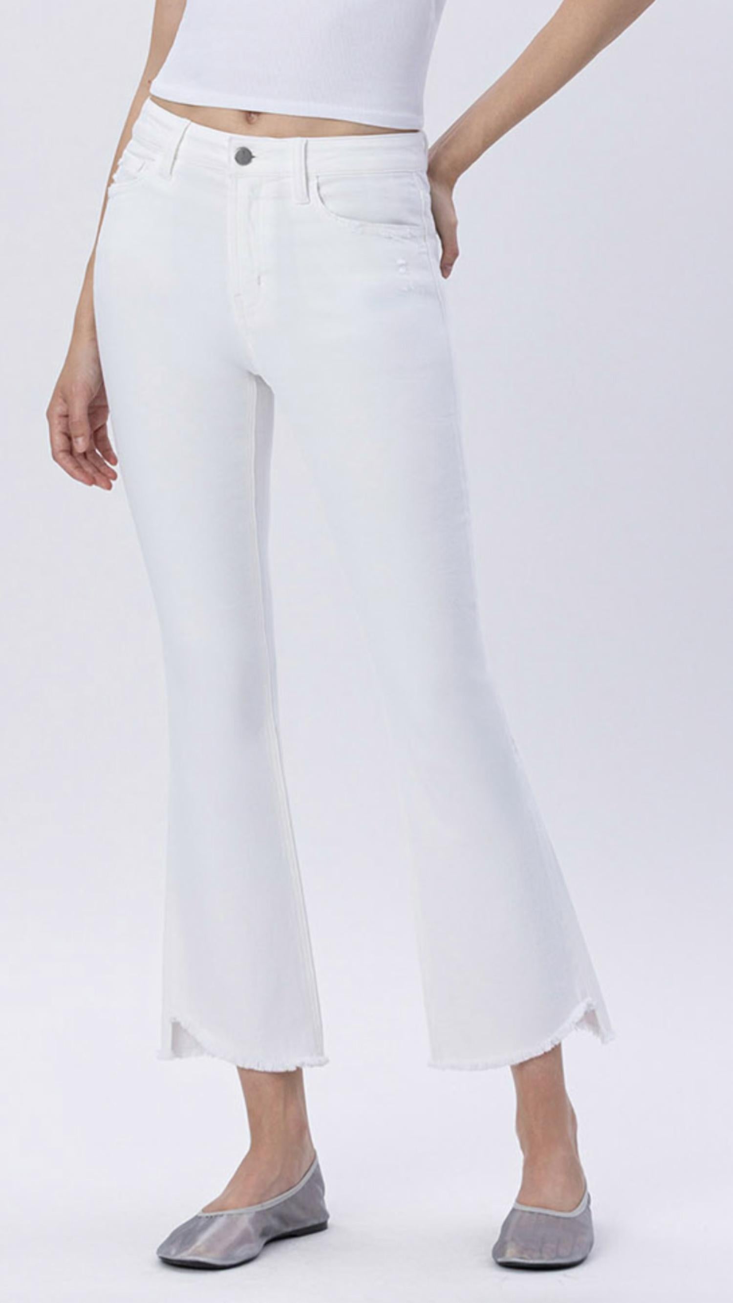 Flying Monkey - High Rise Crop Flare Jeans