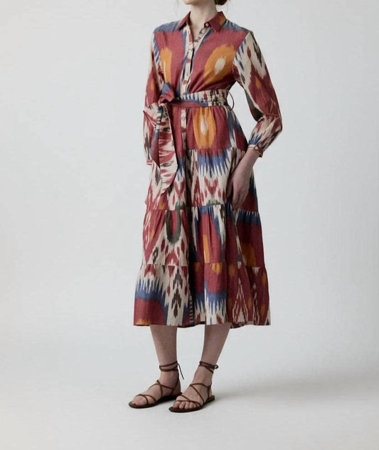 Guadalupe Design - Ariel Ikat Midi Dress