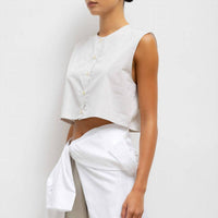 Leset - Yoshi Crewneck Cropped Vest