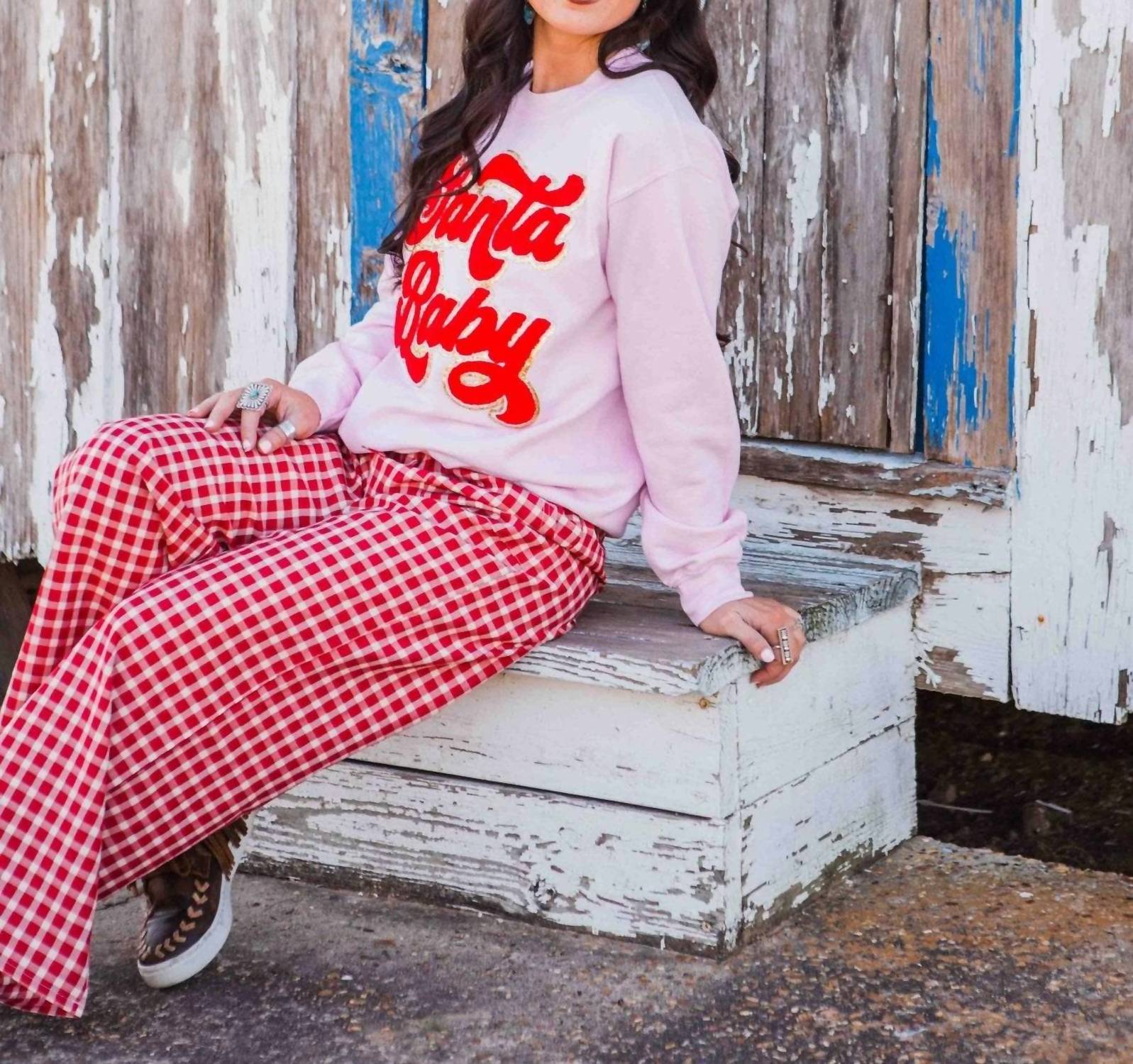 Howdy Hanny - Santa Baby Sweatshirt