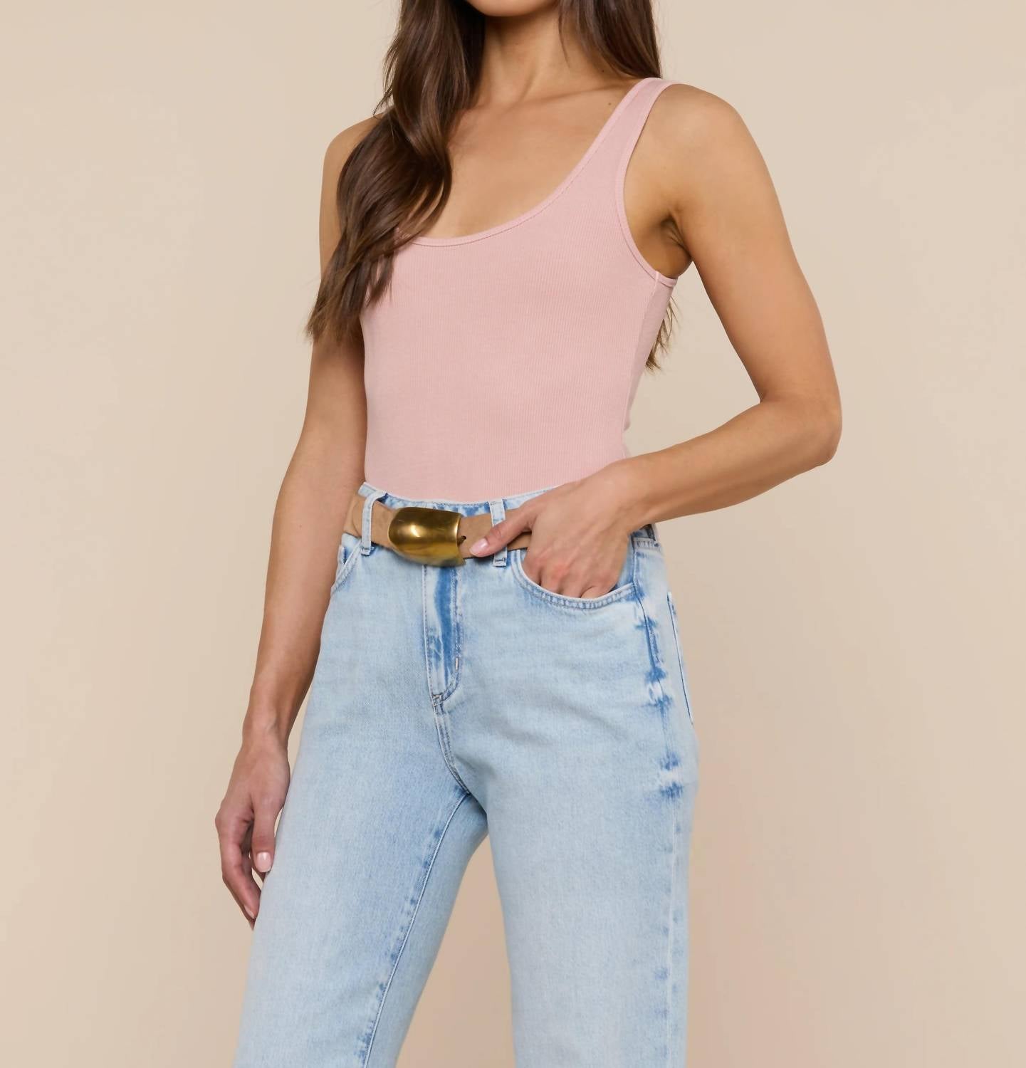L'Agence - Nica Scoopneck Bodysuit