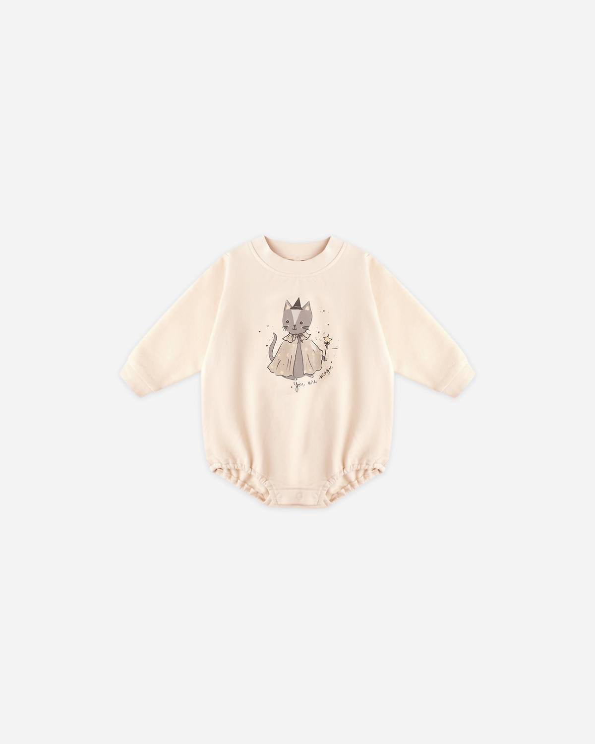 Quincy Mae - Girls' Crewneck Bubble Romper