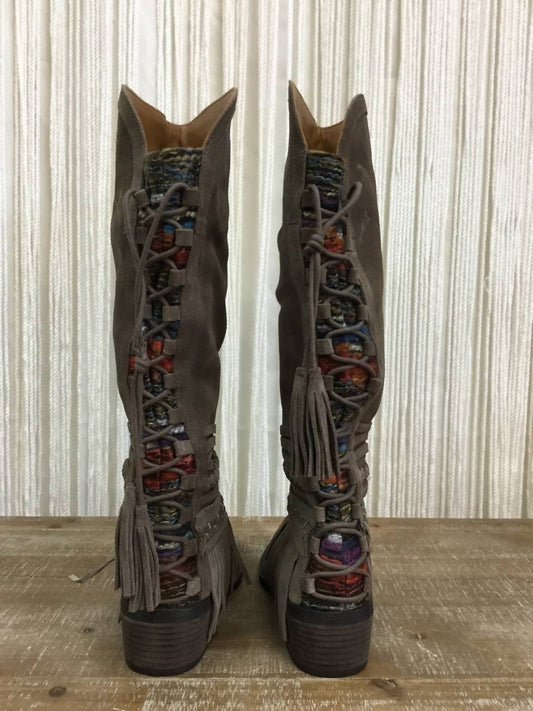 Naughty Monkey - Women's Zarape Fringe Boots