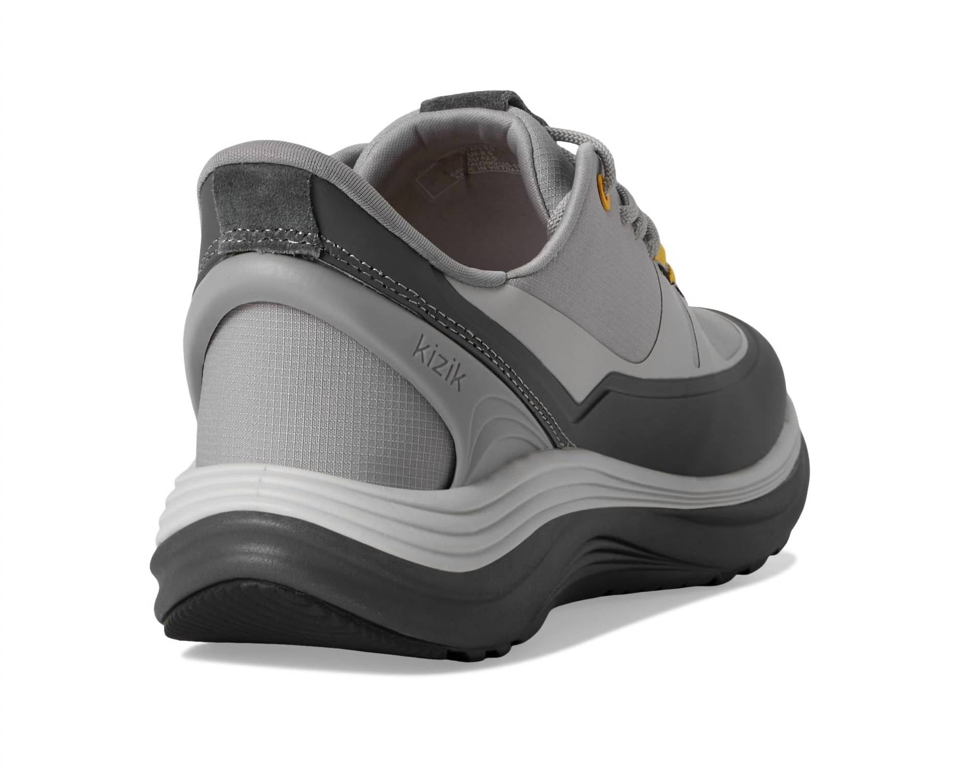 kizik Men's London Low Top Sneakers in alloy - men's sneaker - alternate view