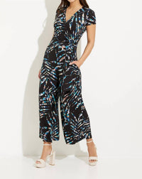 Joseph Ribkoff - Printed Wrap Jumpsuit