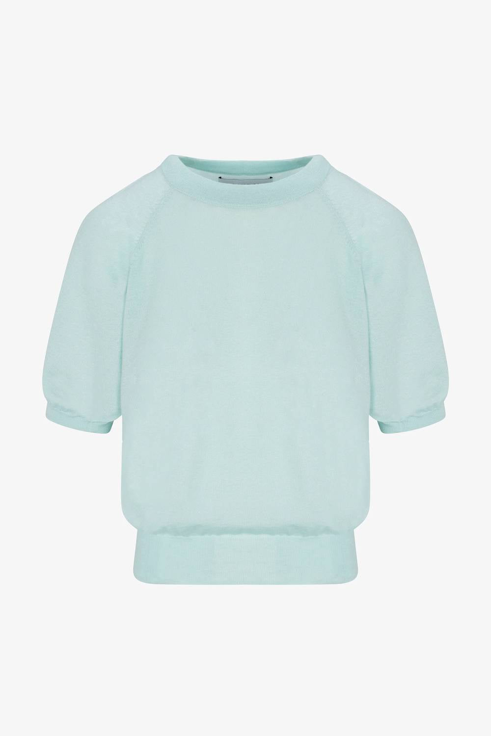 Sprwmn - Short Sleeve Raglan Cashmere Sweater