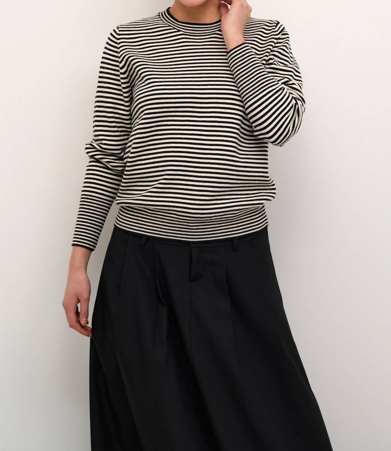 Kaffe - Kanala Round Neck Tight Knit Pullover