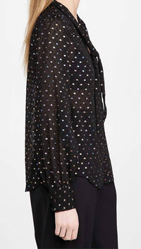 Paige - Cleobelle Long Sleeve Tie Neck Blouse