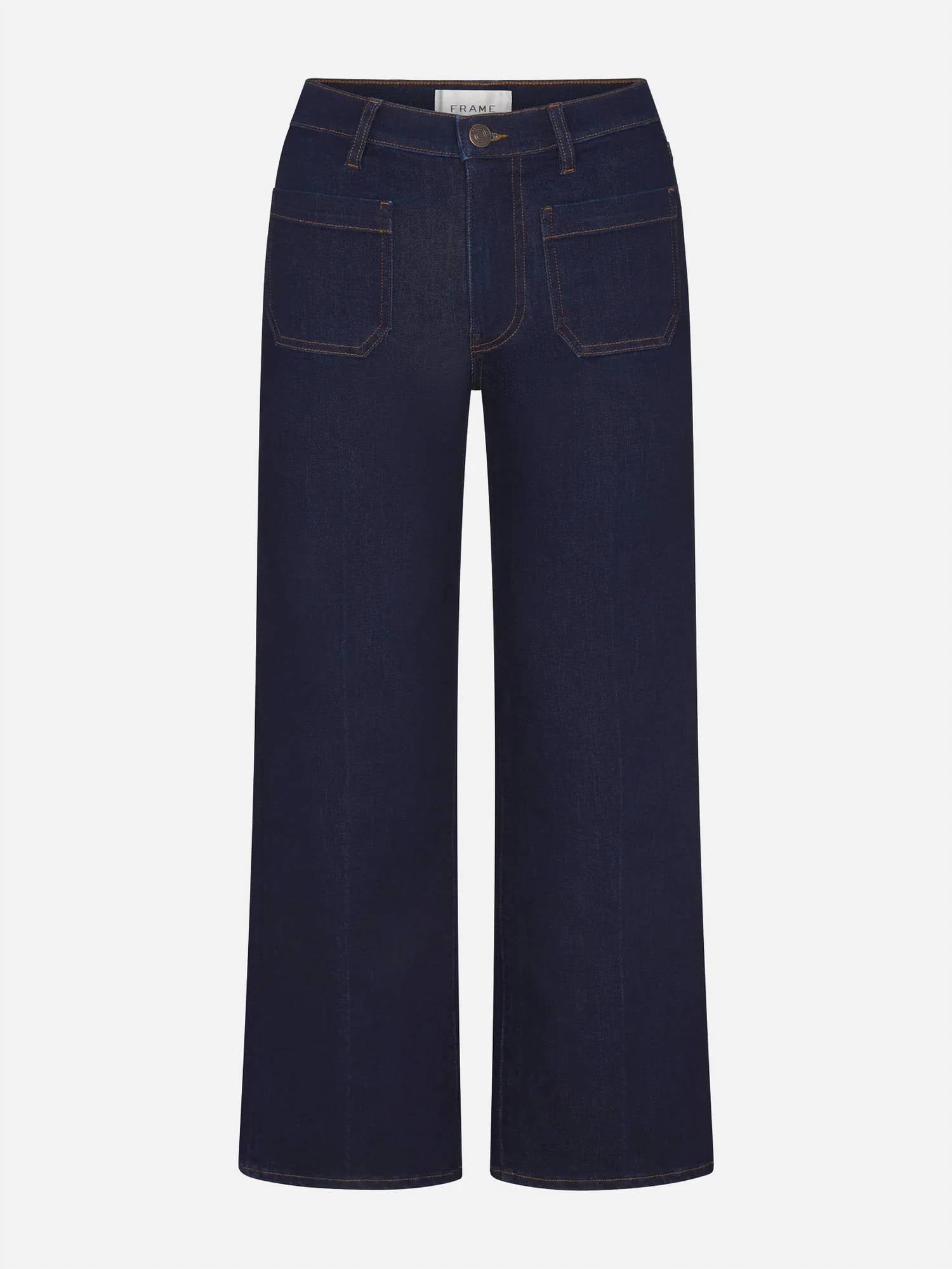 Frame - Anchor Wide Leg Denim Jeans
