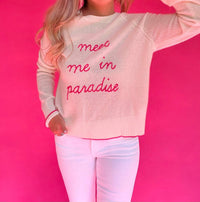 Golden Sun - Meet Me In Paradise Cashmere Sweater