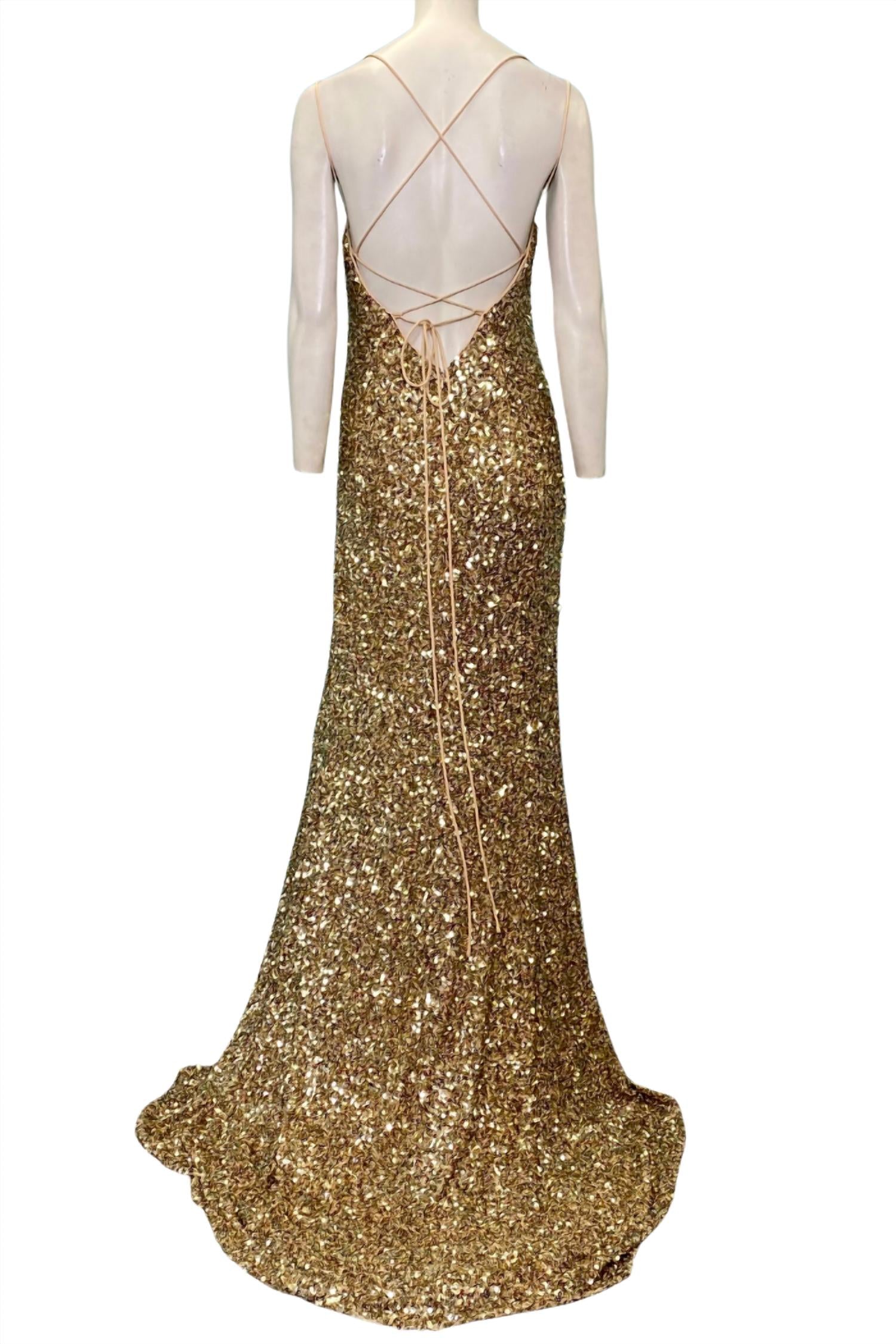 Sequin Evening Gown