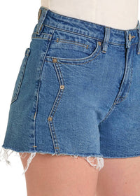 Rock & Roll Denim - Women's Zig Zag Detail Shorts