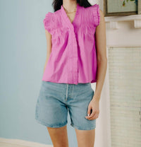 Love The Label - Dana Button Through Top