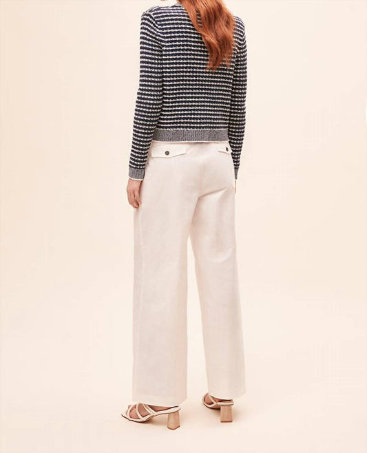 Suncoo - Wide Leg Trouser Pant