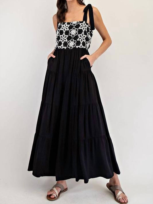 Ee:Some - Averie Embroidered Jumpsuit