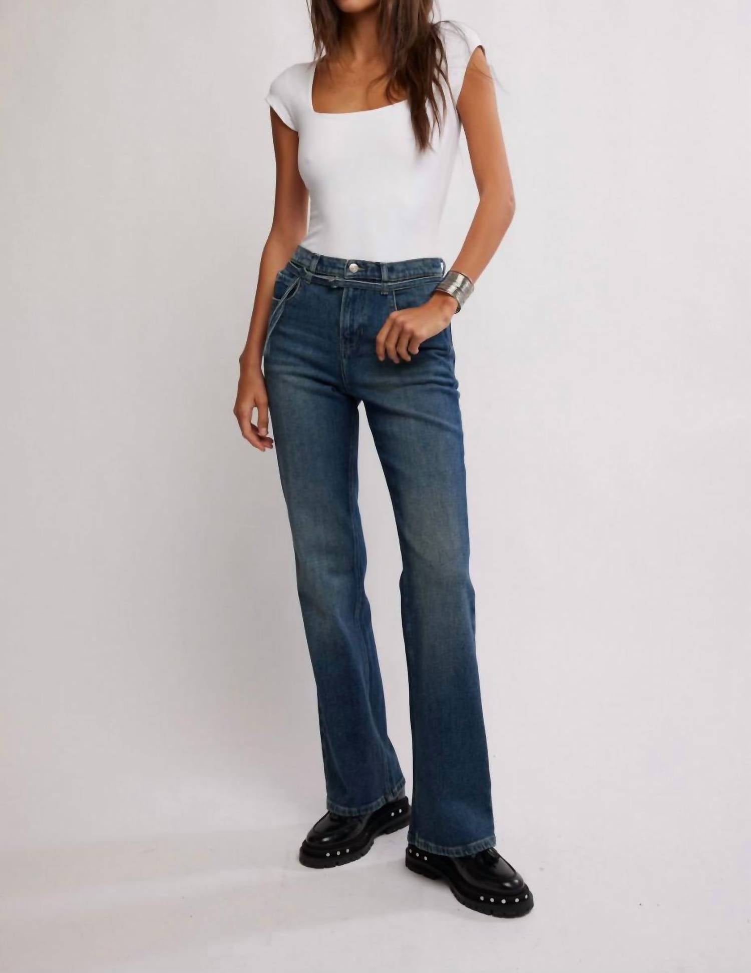 Free People - Sabine Slim A Line Jean
