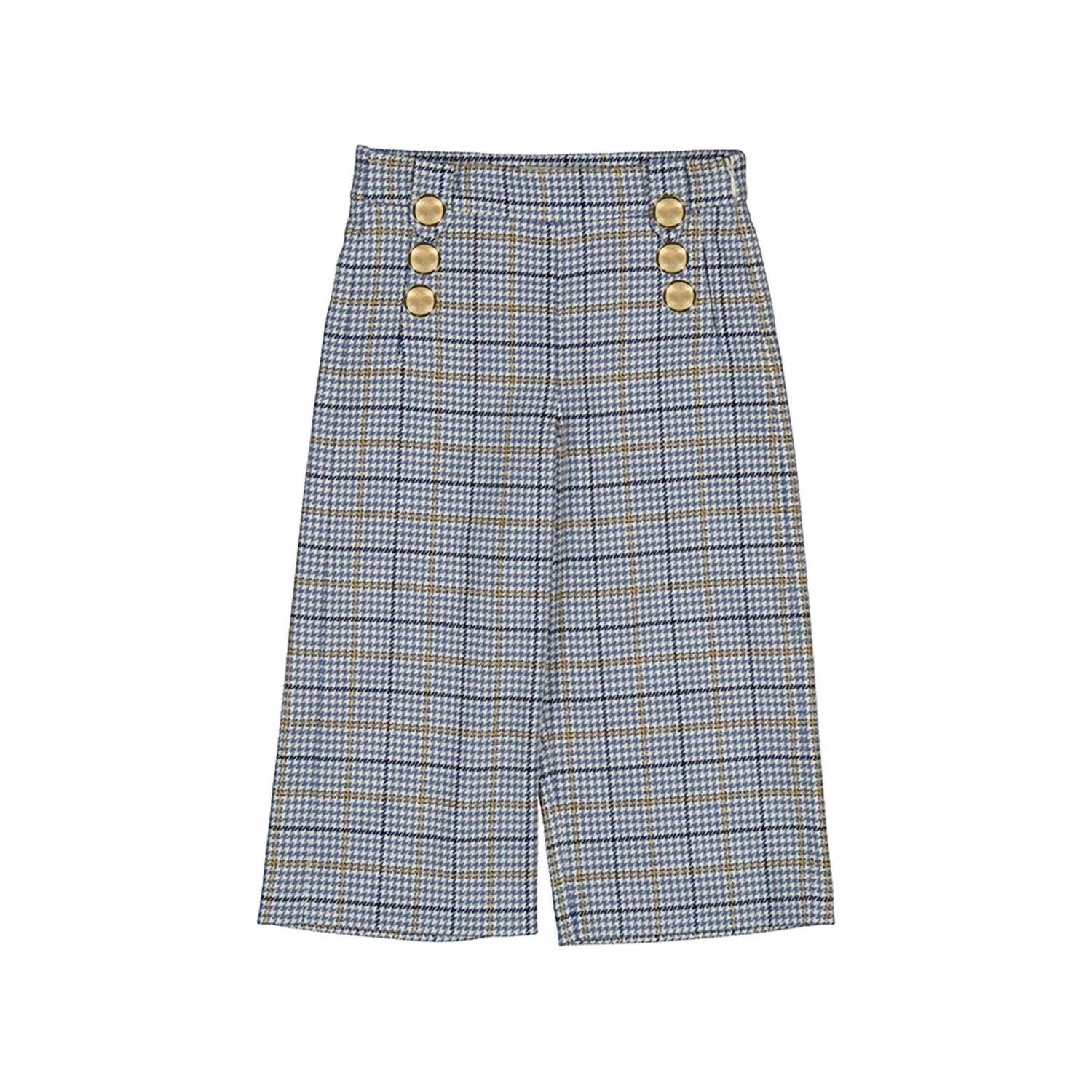 Abel & Lula - Plaid Culotte Trouser