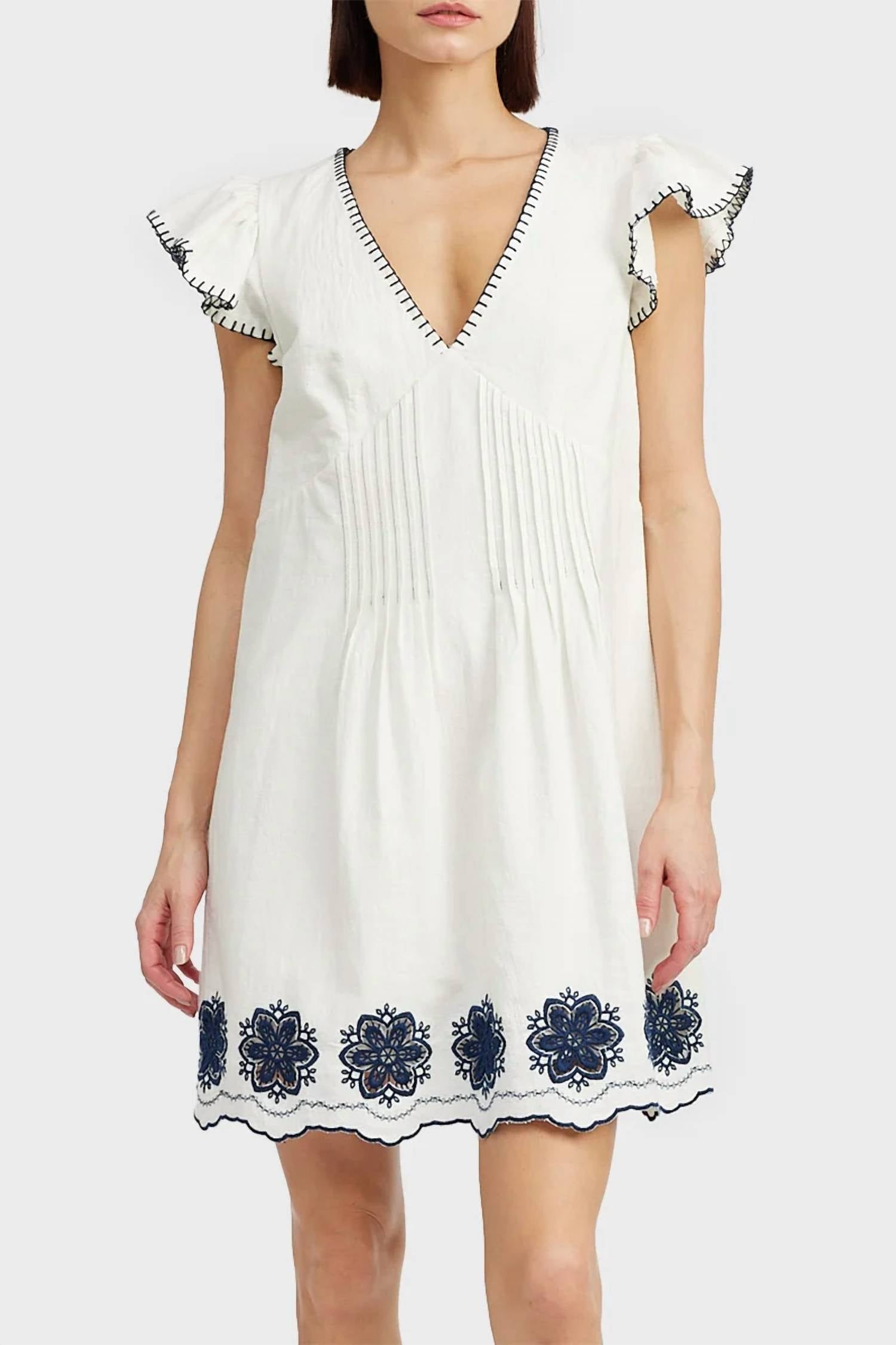 En Saison - Dawson Embroidered Mini Dress