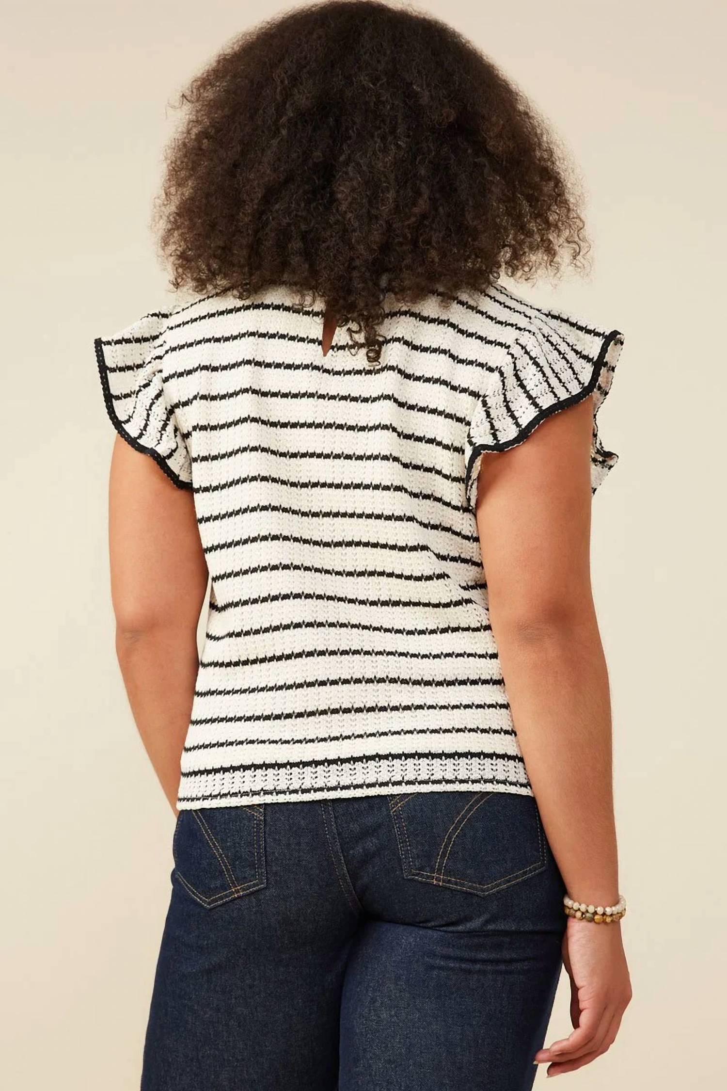Hayden La - Celia Striped Tank Top