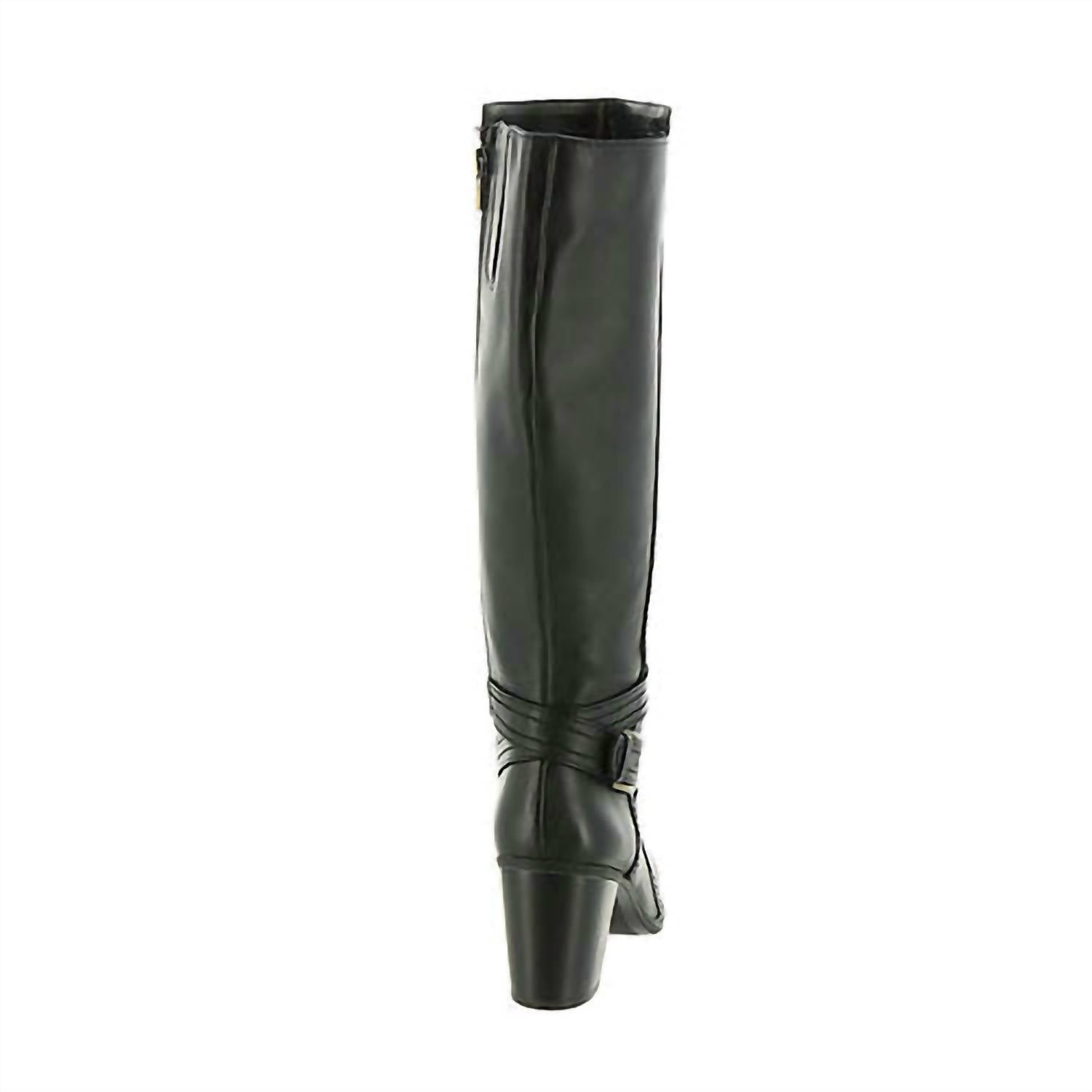 Naturalizer Women's Kelsey Regular Calf Riding Boot in black - women's shoe - view 4