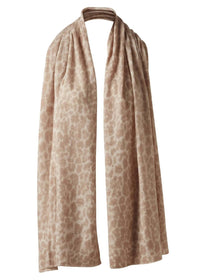 Kinross Women's Leopard Print Wrap in animal - women's scarf