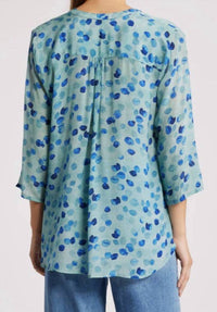 Apny - V-neck With Tassel Blouse