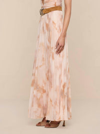 L'Agence - Torin Pleated Maxi Skirt