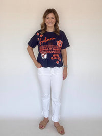 Stewart Simmons - Auburn 4th Quarter Sequin Tee