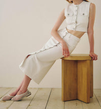 Dl1961 - Women'S - Lexie High Rise Skirt Button Front