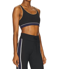 THE UPSIDE Revolver Jade Racerback Sports Bra in black - women's intimate - alternate view