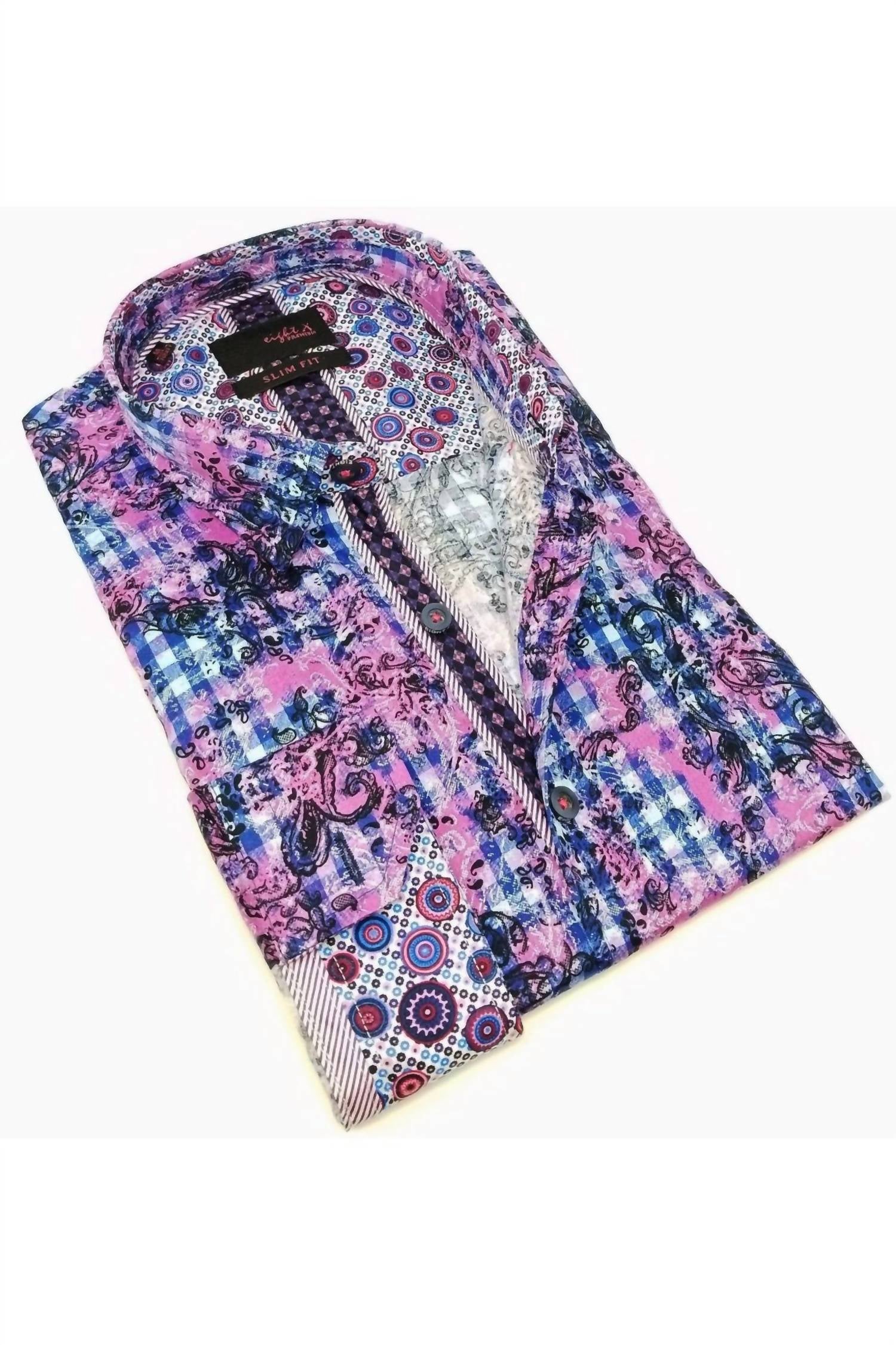 Eight X - Button Down Print Shirt