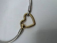 Pandora - Women's Moments Heart Closure Snake Chain Bracelet