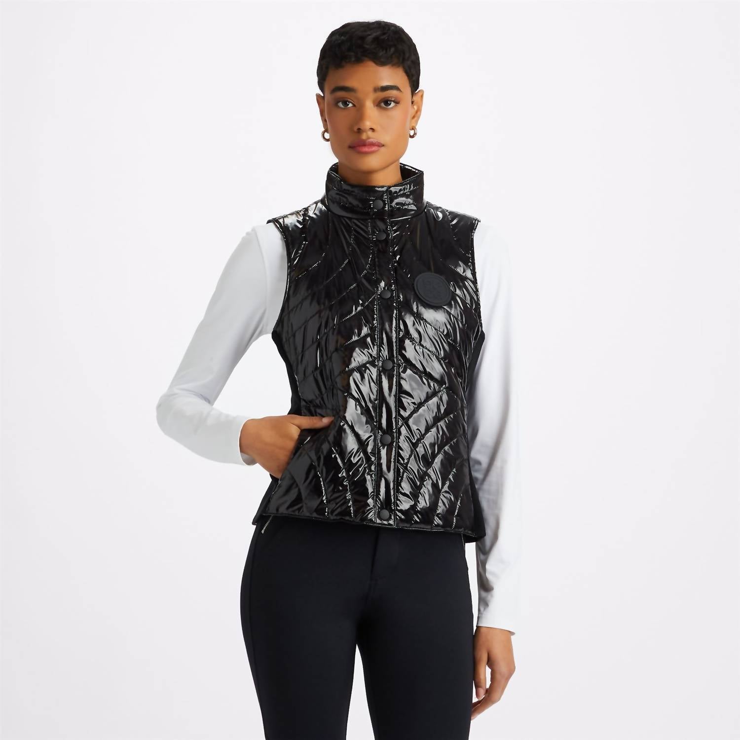 G/Fore - Women's Merino Wool Lined Quilted Nylon Vest