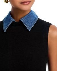 French Connection - Ellie Knit Collared Vest