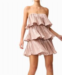 Elliatt - Lison Tiered Strapless Mini Dress