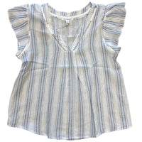 Blu Pepper - Women's Stripe Crop Top