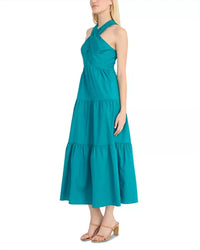 Donna Morgan - Halter Tiered Maxi Dress