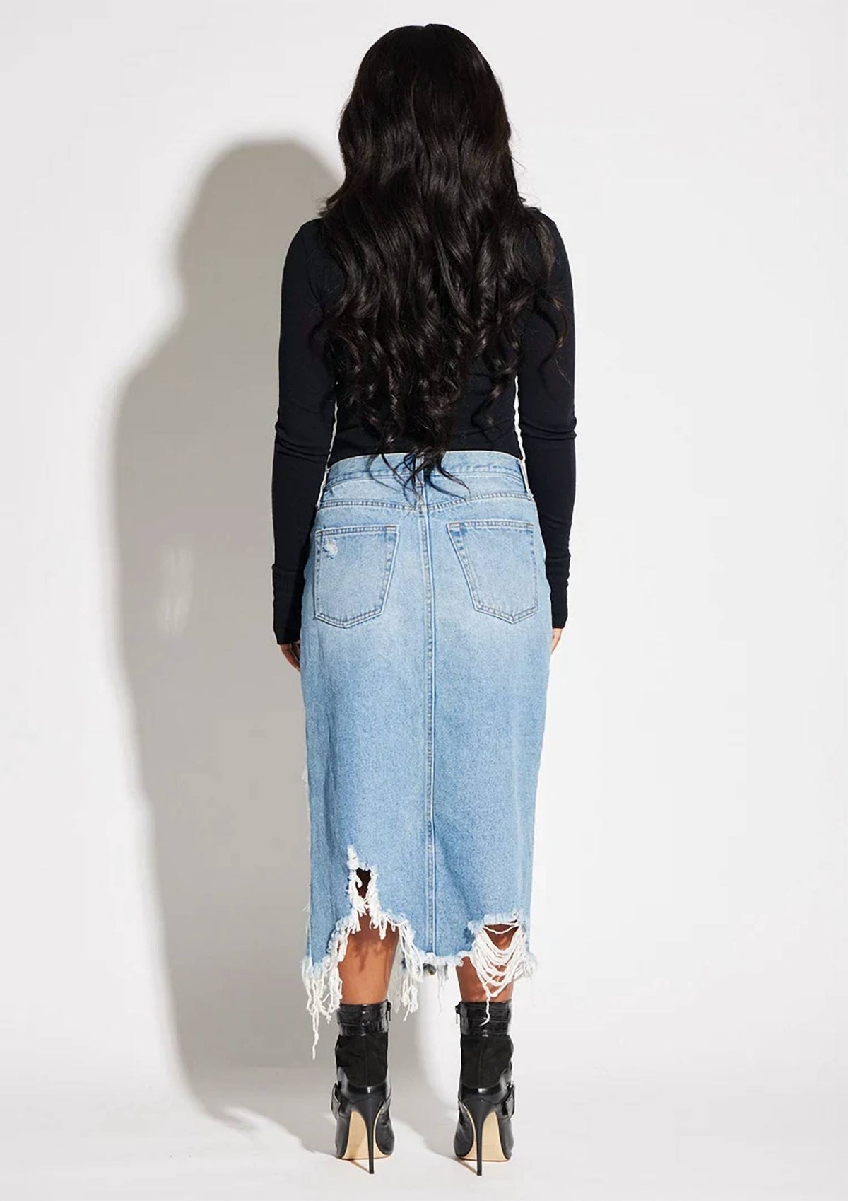 Circular Path - Cross Over Midi Skirt