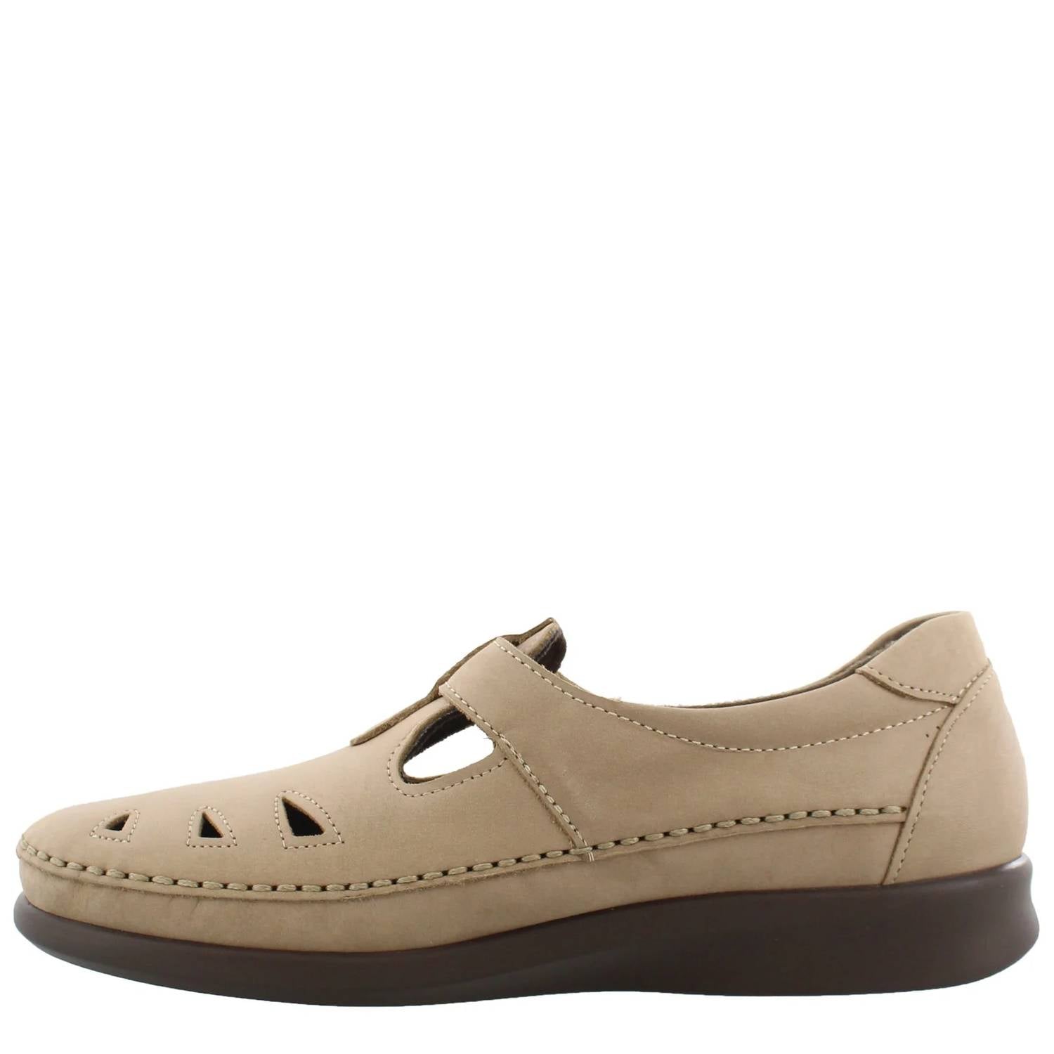 SAS Women's Roamer Slip-on Shoes in sage - women's flats - detail view