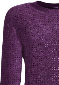 Insight - Women's Solid Metallic Studs Top