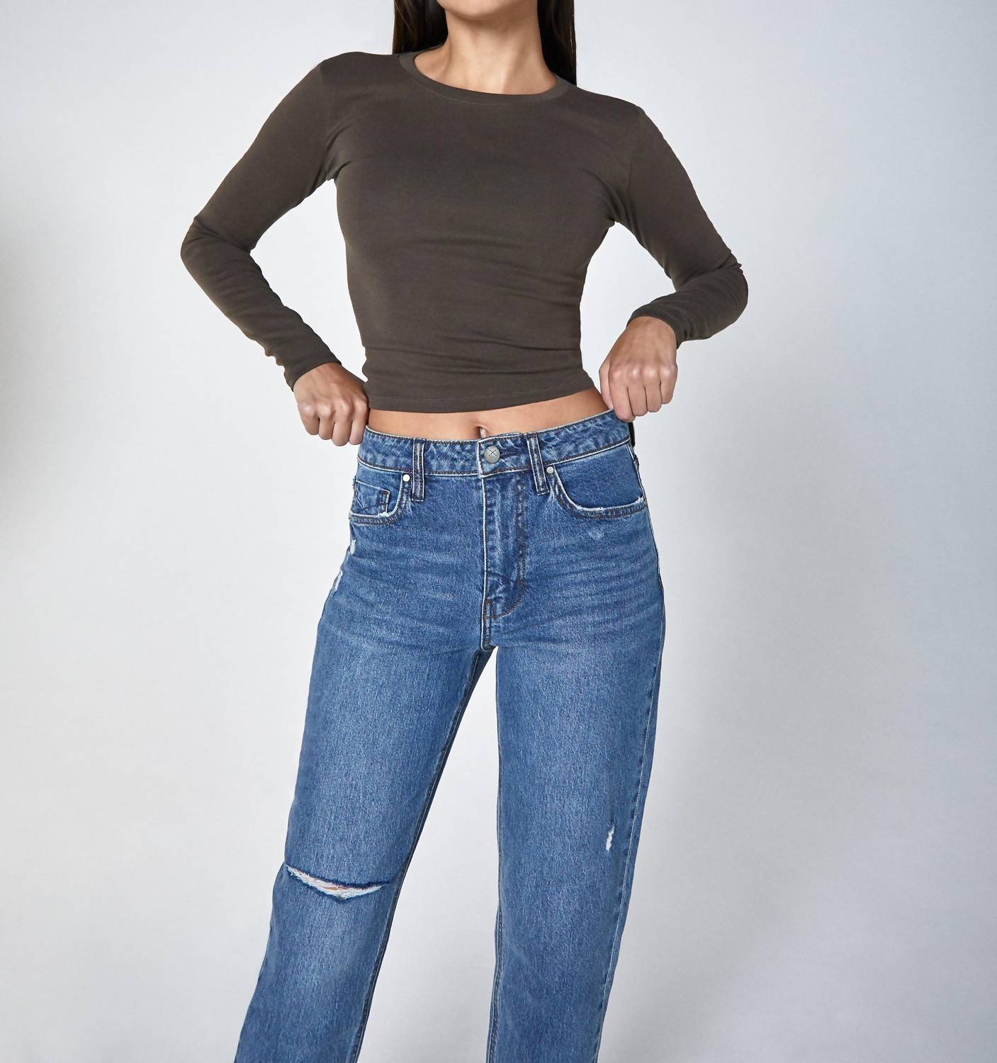 Unpublished - Debbie Step-mom High-rise Slim Fit Jeans