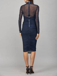 Fate - RUCHED MESH BODYCON DRESS
